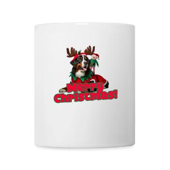 Bouvier Bernois de Noël - Mug blanc - blanc - Devant