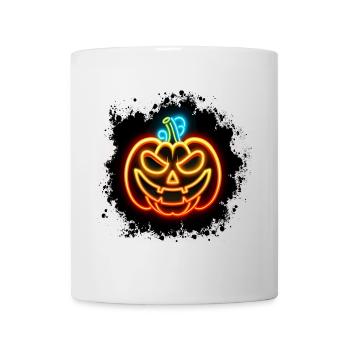Citrouille Néon - Mug blanc - blanc - Devant
