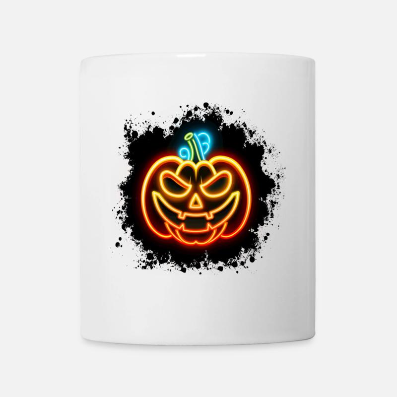 Citrouille Néon - Mug blanc - blanc