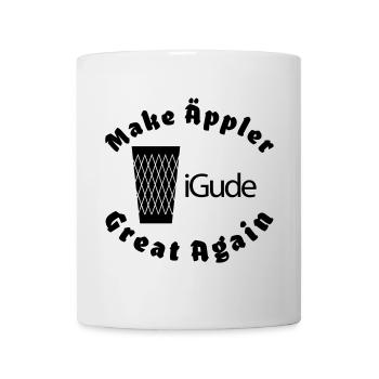 iGude Geripptes Great Again - Tasse - Weiß - Vorne