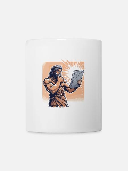 Idea Idea Caveman Stone Tablet Gift - Mug - white