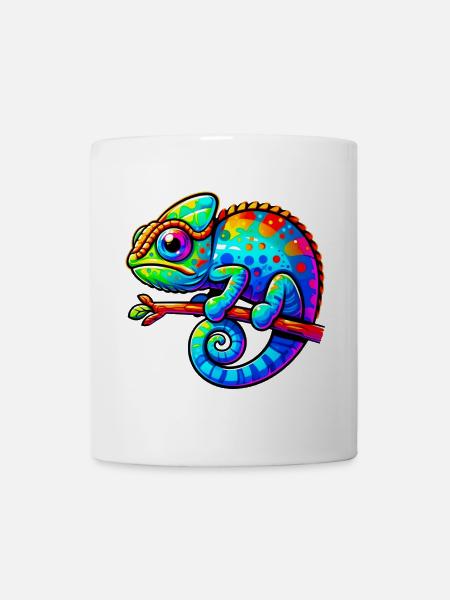 Chameleon - Mug - white