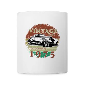 49th Birthday - Classic - Vintage since 12/1975 - Mug - white - Front