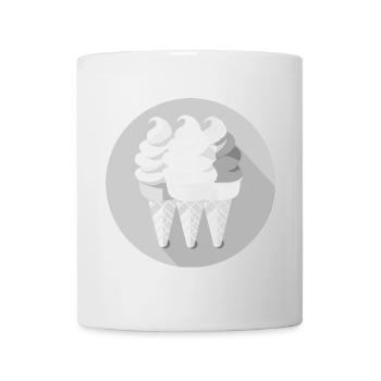 Gaufres glacées - Mug blanc - blanc - Devant