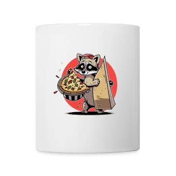 The Pizza Bandit: A Mischievous Raccoons Quest for - Mug - white - Front