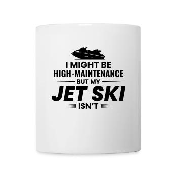 Jet Ski Lover Fun Watersports Enthusiast Ocean - Mug - white - Front