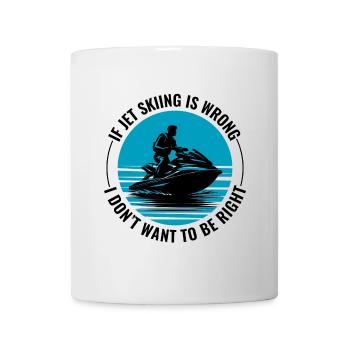 Jetski Wassersport Speed Abenteuer Ocean Ride - Tasse - Weiß - Vorne