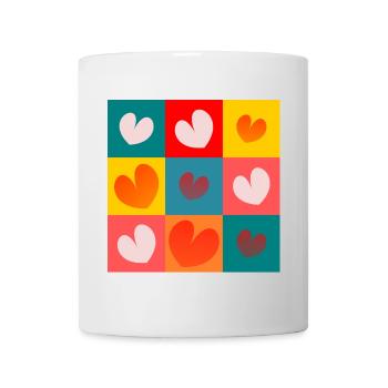 HEART. NOEL. CHRISTMAS. HEARTS. HEART. FATHER's DAY - Mug - white - Front