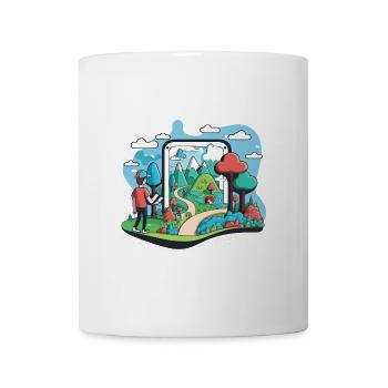 Augmented-Reality-Erkundung - Tasse - Weiß - Vorne