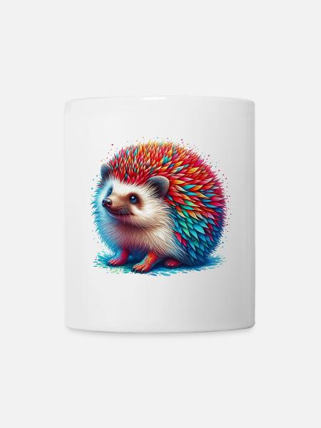 Igel - Tasse - Weiß