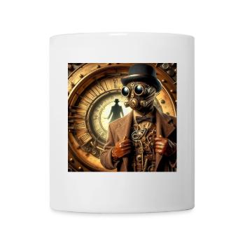 Sherlock Holmes Steampunk - Mug blanc - blanc - Devant