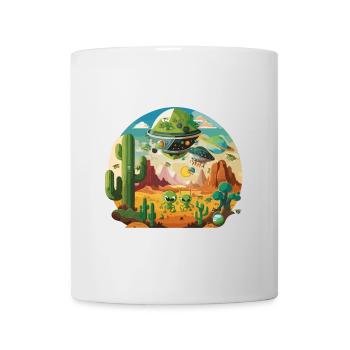 Alien Encounter : Un voyage au-delà de l’imagination - Mug blanc - blanc - Devant