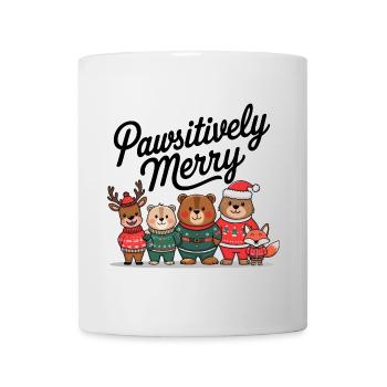 Festive Animal Christmas Crew - Mug - white - Front