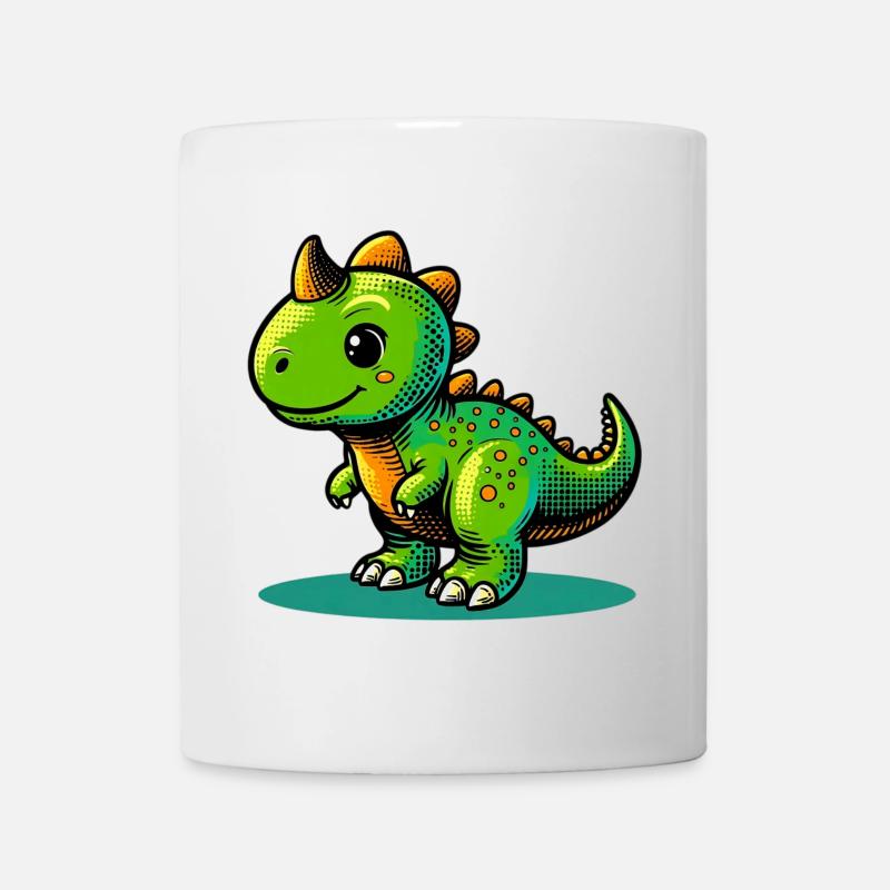 Dinosaurier - Tasse - Weiß