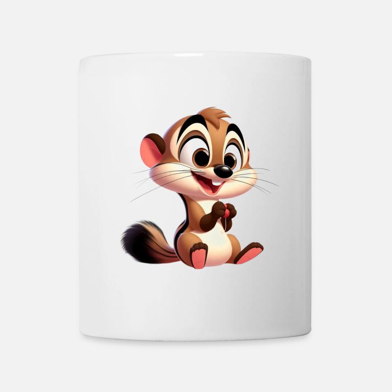 belette - Mug blanc - blanc