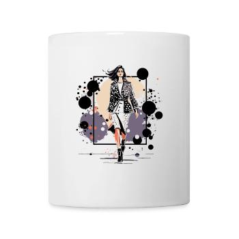 Fashion Maven: Ein anspruchsvolles und stilvolles Portrai - Tasse - Weiß - Vorne