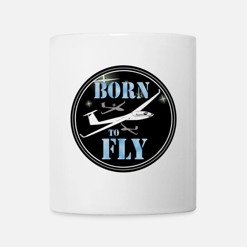 Né pour voler - Mug blanc - blanc