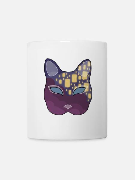 Lantern Neko Mask - Mug - white