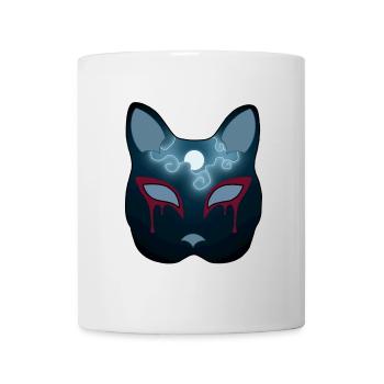 Nightless City Neko Mask - Mug - white - Front