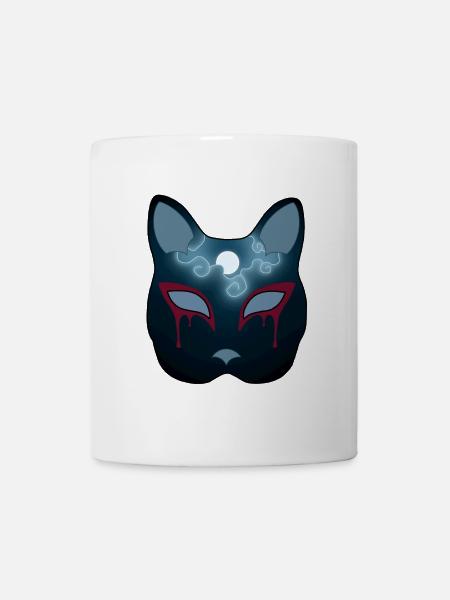 Nightless City Neko Mask - Mug - white