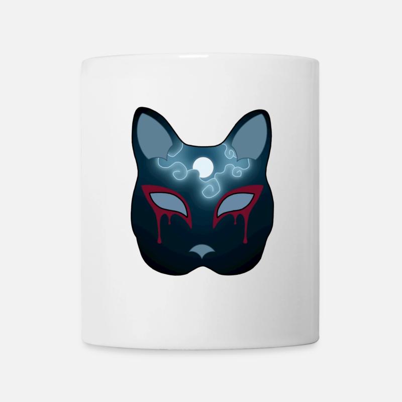 Nightless City Neko Mask - Mug - white