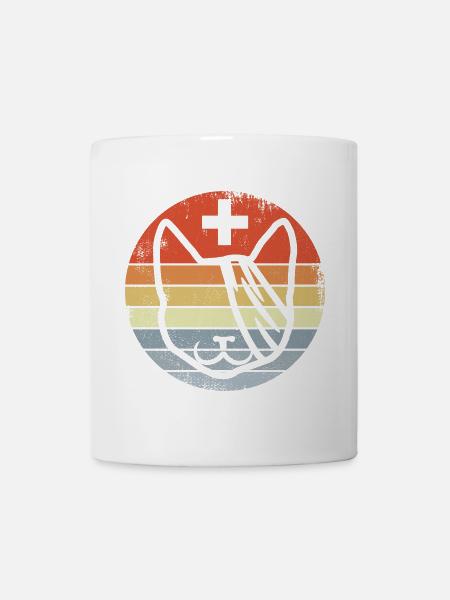 Tierarzt Katze - Tasse - Weiß