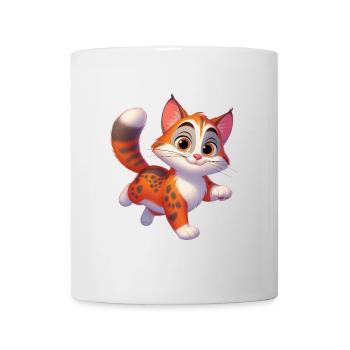 Cat 5 - Mug - white - Front