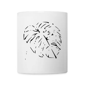 Monstera - Tasse - Weiß - Vorne