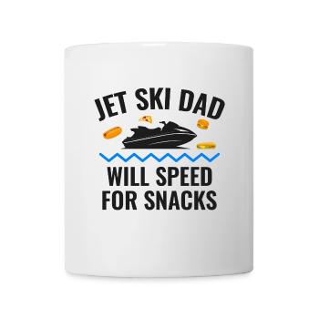 Jet Ski Dad – Will Speed for Snacks - Mug - white - Front