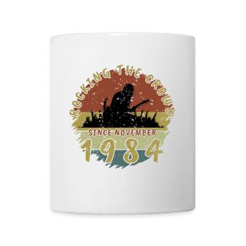 40th Birthday Rocking this planet GIT 11/1984 - Mug - white - Front