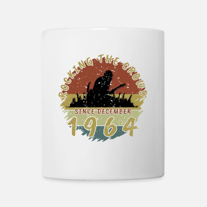 60. Geburtstag Rocking this planet GIT 12/1964 - Tasse - Weiß