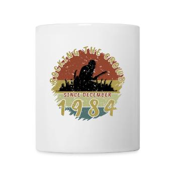 40th Birthday Rocking this planet GIT 12/1984 - Mug - white - Front
