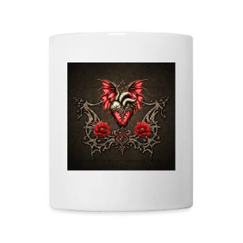 Majestic heart, gothic romance - Mug - white - Front