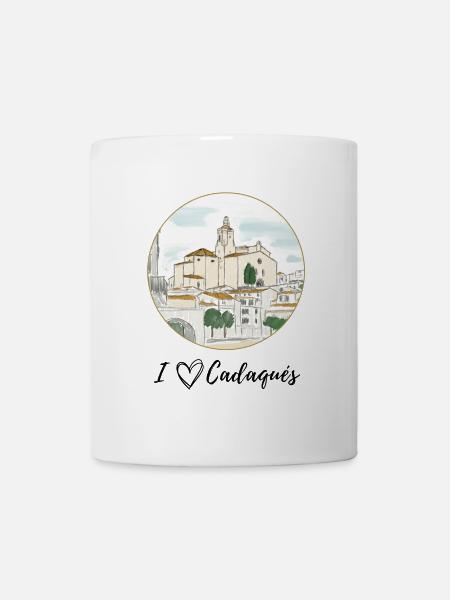 J’adore Cadaqués Watercolor - Mug blanc - blanc