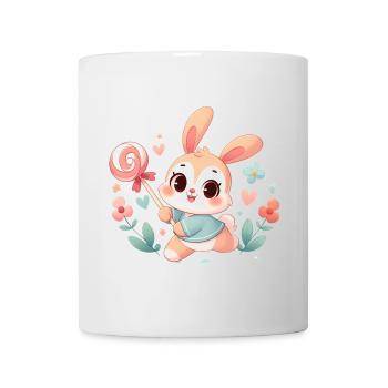 lapin 4 - Mug blanc - blanc - Devant