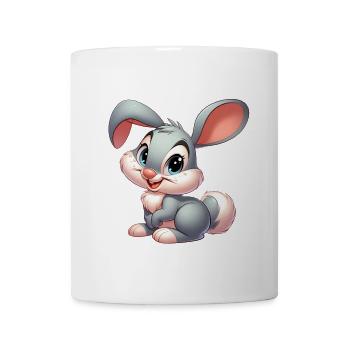 Kaninchen 11 - Tasse - Weiß - Vorne
