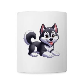 husky - Mug blanc - blanc - Devant