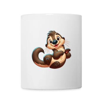 loutre 4 - Mug blanc - blanc - Devant