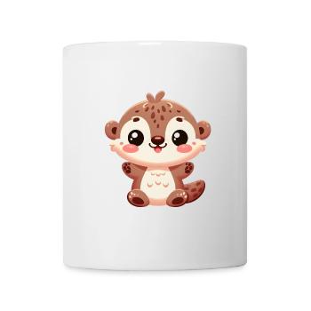 loutre 13 - Mug blanc - blanc - Devant