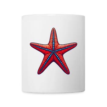 Seestern - Tasse - Weiß - Vorne