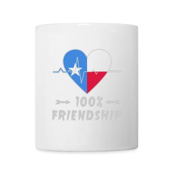 Somalia and Poland 100% friendship - Mug - white - Front