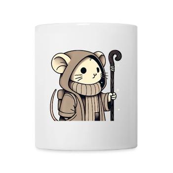 Adventurer Mouse in Hooded Cloak - Mug - white - Front
