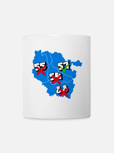 Région lorraine - Mug blanc - blanc