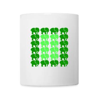 ÉLÉPHANT - Mug blanc - blanc - Devant