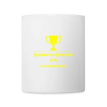 GAGNANT DU CONCOURS DE CIRCONSTANCES ! - Mug blanc - blanc - Devant
