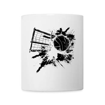 Volley-ball - Mug blanc - blanc - Devant