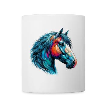 Cheval - Mug blanc - blanc - Devant