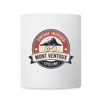 Mont Ventoux Vintage Cycling Badge - Mug - white - Front
