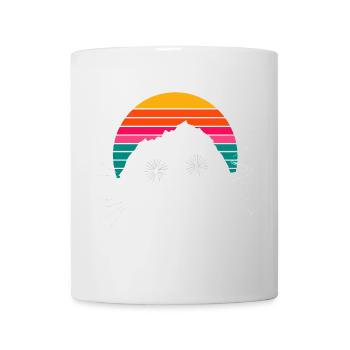 L'Alpe d'Huez Retro-Radsport-Design - Tasse - Weiß - Vorne