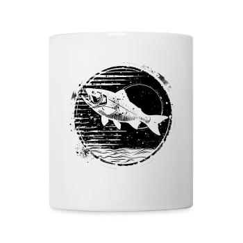 Fischerei Zeichnung - Tasse - Weiß - Vorne